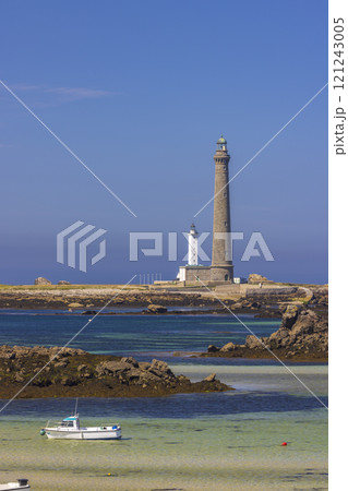 Virgin Island Lighthouse (Phare de Lile Vierge), Plouguerneau, Finistere, Brittany, France 121243005