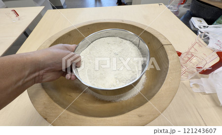 蕎麦打ち体験　蕎麦粉 121243607