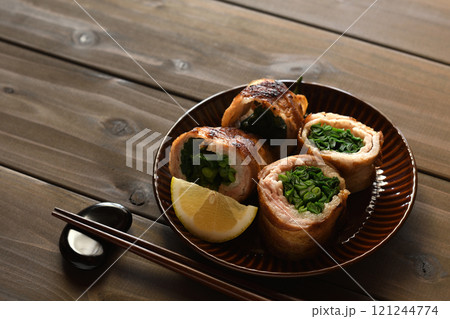 ニラの肉巻き ニラの肉巻き 121244774