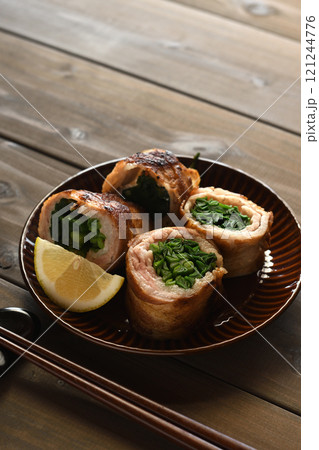 ニラの肉巻き ニラの肉巻き 121244776