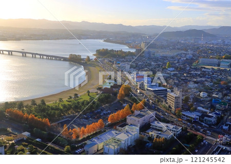 大津市街（琵琶湖畔） 121245542