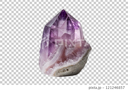 A lepidolite free form crystal on isolate 121246857