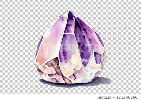 A lepidolite free form crystal on isolate A lepidolite free form crystal on isolate 121246860