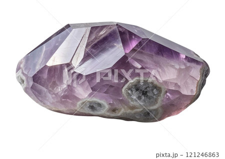 A lepidolite free form crystal on isolate A lepidolite free form crystal on isolate 121246863