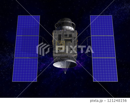 人工衛星　宇宙　GPS　衛星通信 121248156