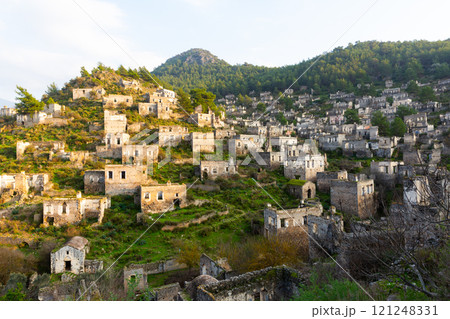 ghost town of Kayakoy in Turkey ghost town of Kayakoy in Turkey 121248331