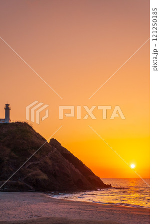 角田浜の夕暮れ 角田浜の夕暮れ 121250185