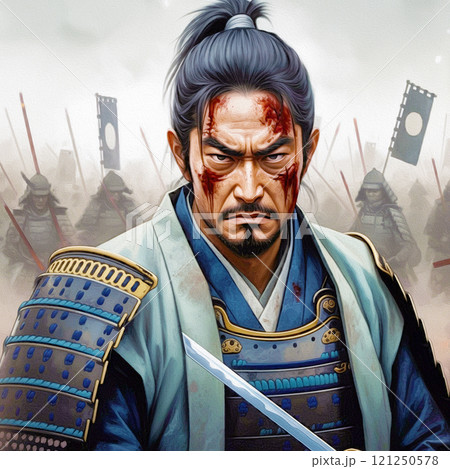 Samurai Portrait 121250578