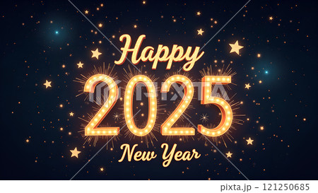 Christmas glitter 2025 happy new year background wallpaper 121250685