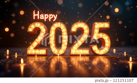 Christmas glitter 2025 happy new year background wallpaper 121251107