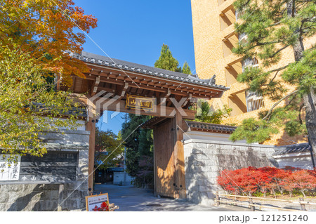 秋の京都 西陣興聖寺 総門 秋の京都 西陣興聖寺 総門 121251240