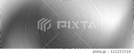 Black concentric circle background. Radial geometric pattern texture. Line epicenter, radar or target concept. Round rippled ring wallpaper for brochure, banner, poster, overlay. Vector backdrop Black concentric circle background. Radial geometric pattern texture. Line epicenter, radar or target concept. Round rippled ring wallpaper for brochure, banner, poster, overlay. Vector backdrop 121251518
