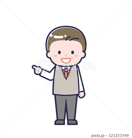 スーツ中年／男性 16 121251549