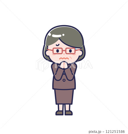スーツ中年/女性 23 スーツ中年/女性 23 121251586