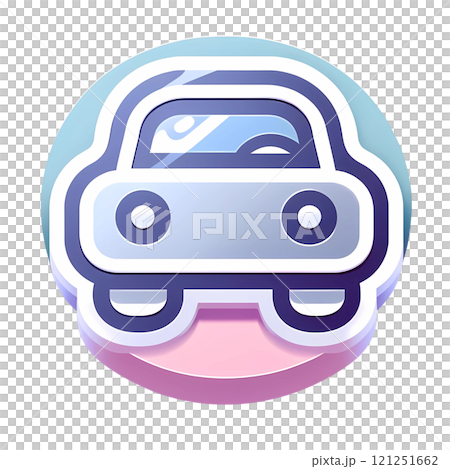 blue car icon 121251662