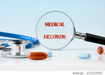 Medical records under scrutiny with creativity and animation in a healthcare setting 121252045