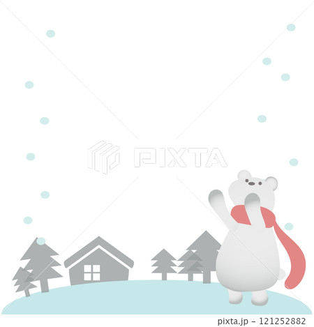 冬の雪くま 冬の雪くま 121252882