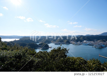 和歌山県_ホテル浦島_勝浦湾展望台から西側風景1_2024年2月 121253027