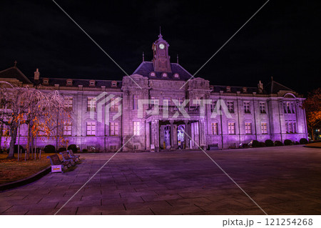 文翔館ライトアップ 121254268