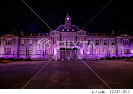 文翔館ライトアップ 121254269