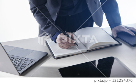 A confident business manager for finance, investment, innovation, and success. A confident business manager for finance, investment, innovation, and success. 121254370