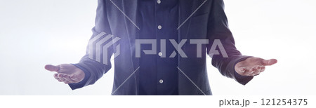 A confident business manager for finance, investment, innovation, and success. 121254375