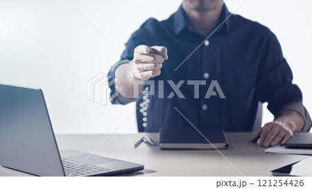 A confident business manager for finance, investment, innovation, and success. A confident business manager for finance, investment, innovation, and success. 121254426