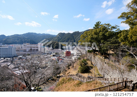 和歌山県新宮市_新宮城跡から南西側風景1_2024年2月 和歌山県新宮市_新宮城跡から南西側風景1_2024年2月 121254757
