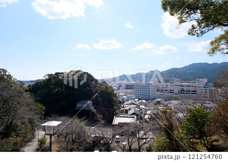 和歌山県新宮市_新宮城跡から南側風景2_2024年2月 和歌山県新宮市_新宮城跡から南側風景2_2024年2月 121254760