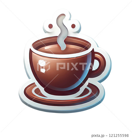 coffee cup icon 121255598