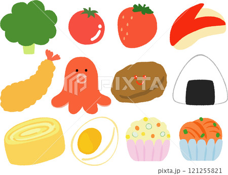 可愛いお弁当のおかずセット 可愛いお弁当のおかずセット 121255821