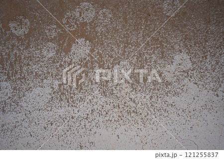 古びたぬりかべの背景素材 121255837