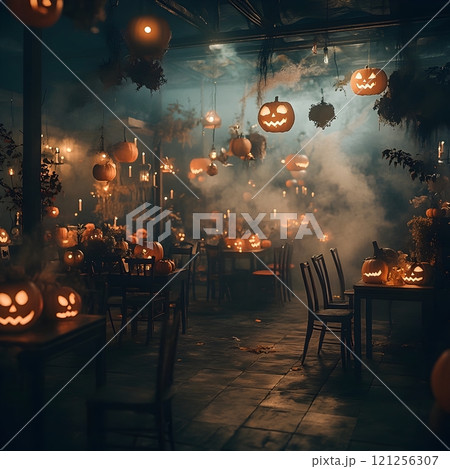 pumpkins in the forest pumpkins in the forest 121256307