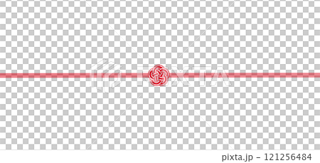 水引梅花結白底透明 水引梅花結白底透明 121256484