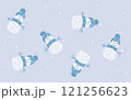 雪だるまのパターン 121256623