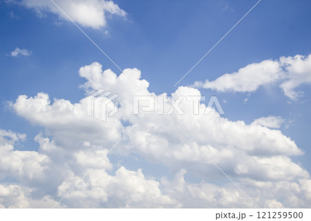 Beautiful clouds in the sky.  Pattern from clouds 121259500