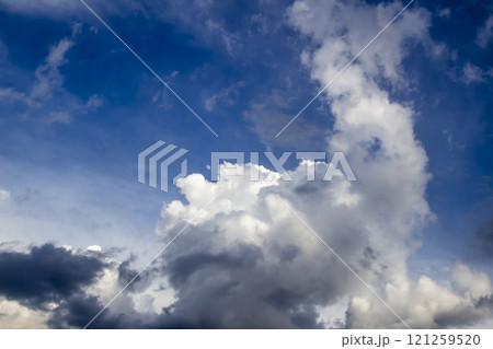 Beautiful clouds in the sky.  Pattern from clouds 121259520
