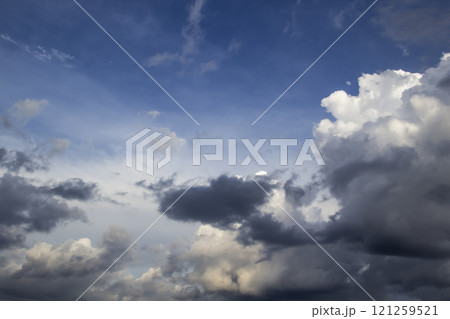 Beautiful clouds in the sky.  Pattern from clouds 121259521