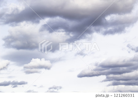 Amazing clouds in the sky. A beautiful clouds against the white sky background. Amazing cloud pattern in the sky can be used in design concept Amazing clouds in the sky. A beautiful clouds against the white sky background. Amazing cloud pattern in the sky can be used in design concept 121260331