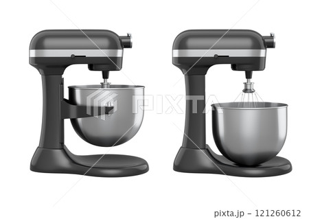Modern kitchen mixer for cooking, blending and mixing on white background. 121260612