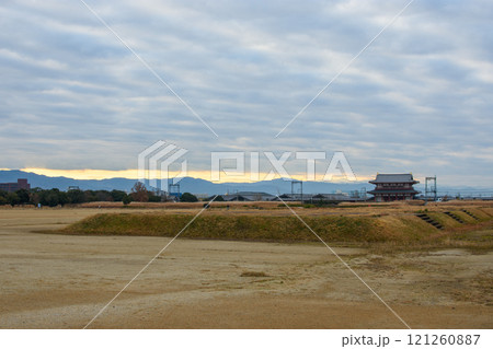 Heijo Palace, the imperial residence and the administrative centre of Japan for most of the Nara period from 710 to 794 AD, Nara, Japan Heijo Palace, the imperial residence and the administrative centre of Japan for most of the Nara period from 710 to 794 AD, Nara, Japan 121260887