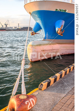 Port of Osaka, the main port by cargo handling volume in Japan, in Osaka, Japan 121260957