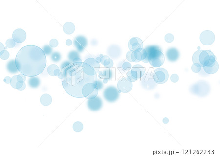 キラキラした青色と白の玉ボケ背景素材 キラキラした青色と白の玉ボケ背景素材 121262233