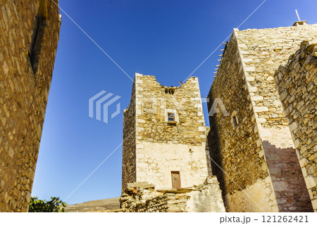 Tower houses in Vathia Greece Mani Peninsula Tower houses in Vathia Greece Mani Peninsula 121262421