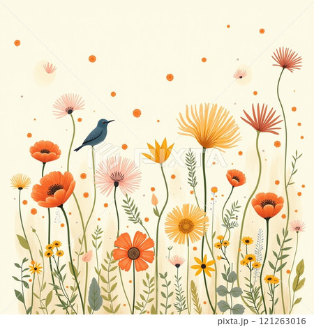 小さな花々が描くおとぎ話の世界 121263016