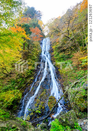 秋の丸神の滝　埼玉県秩父郡 121263697