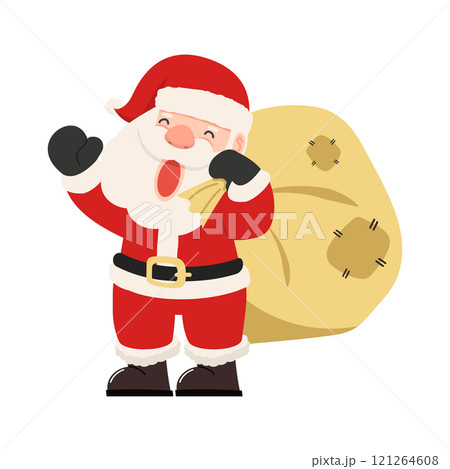 santa claus costume ready for christmas 121264608