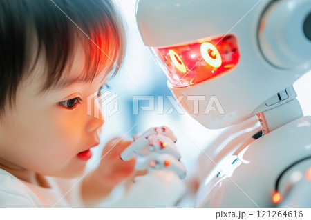 AI保育士と幼児 121264616