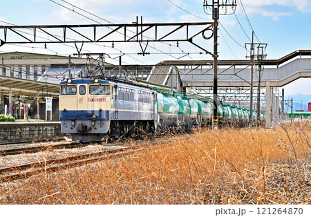 鉄道　JR貨物：EF65-2080　貨物レ　高崎市倉賀野町 121264870