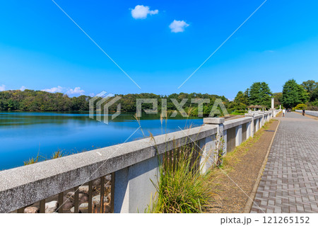 埼玉県 所沢市にある 狭山湖 埼玉県 所沢市にある 狭山湖 121265152